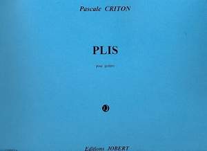 Pascale Criton: Plis pour violoncelle