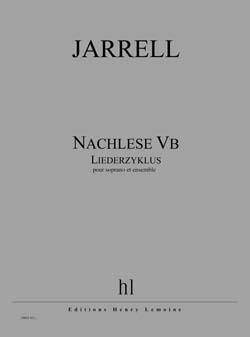 Michael Jarrell: Nachlese Vb (Liederzyklus)