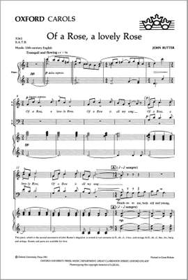 Rutter, John: Of a Rose, a lovely Rose