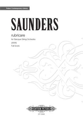 Saunders, Rebecca: rubricare
