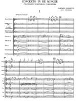 Donizetti, Gaetano: Concerto in Re Minore per violino, violoncello e orchestra Product Image