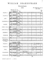 Kuhlau, Friederich: William Shakespeare Op. 74, Overture to the incidental music Product Image