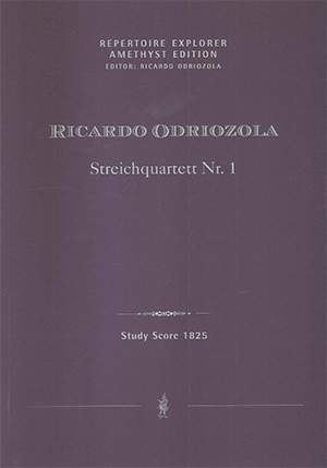 Odriozola, Ricardo: String Quartet No. 1