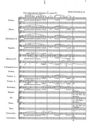 Volbach, Fritz: Raffael Op. 26 for chorus and orchestra
