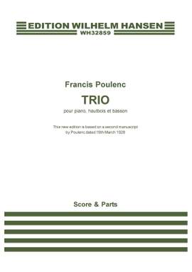 Francis Poulenc: Trio For Piano, Oboe And Bassoon