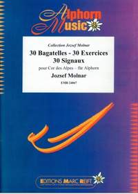 Jozsef Molnar: 30 Bagatelles - 30 Exercices - 30 Signaux