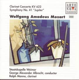Mozart: Clarinet Concerto/Symphony K. 551'Jupiter'