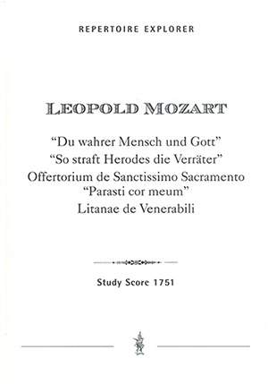 Mozart, Leopold: Works for voice and orchestra