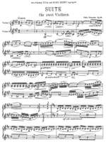 Draeseke, Felix: Suite for two Violins in F-sharp minor, Op. 86 Product Image