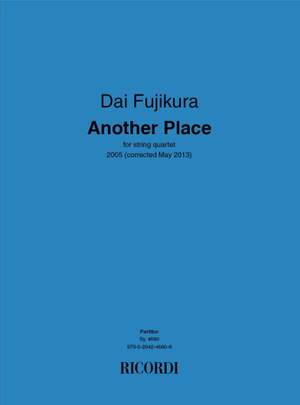 Dai Fujikura: Another place