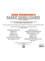 John Thompson's Easiest Piano Course: Pop Songs Product Image