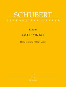 Schubert, Franz: Lieder, Volume 8