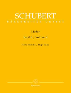 Schubert, Franz: Lieder, Volume 8