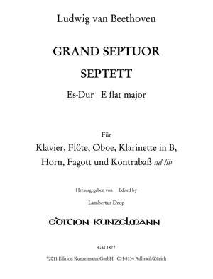 Beethoven, Ludwig van: Septett/Stimmen Es-Dur op. 20