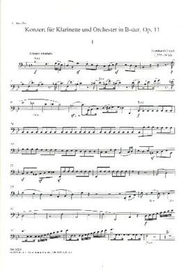 Crusell, Bernhard Henrik: Konzert für Klarinette B-Dur op. 11 B-Dur