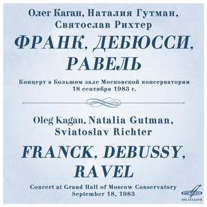 Franck, Debussy, Ravel: Piano Trios (Live)