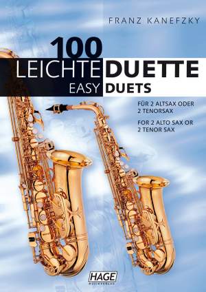 Franz Kanefzky: 100 Leichte Duette für 2 Saxophone