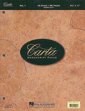 Carta Manuscript Paper No. 1 - Basic