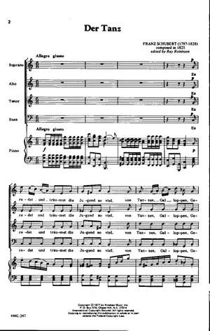 Franz Schubert: Der Tanz
