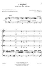 Franz Schubert: An Sylvia Product Image