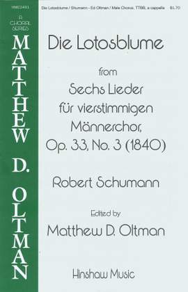 Franz Schubert: Die Lotosblume