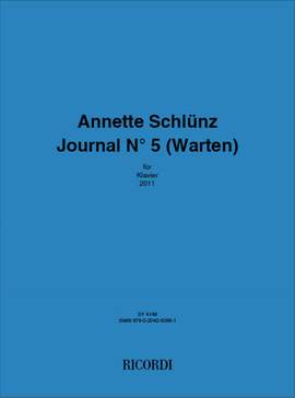 Annette Schlünz: Schlünz, Annette Journal No 5 (Warten)