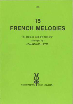 Joannes Collette: 15 French Melodies