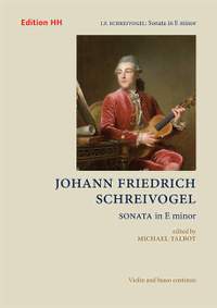 Schreivogel, J F: Sonata in E minor