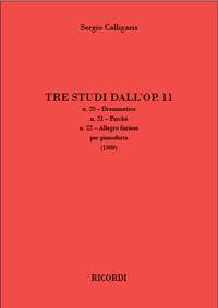 Sergio Calligaris: Tre Studi dall’op. 11