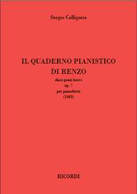 Sergio Calligaris: Il Quaderno Pianistico di Renzo Op. 7