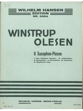 Ole Winstrup Olesen: 6 Saxophone Pieces Vol. 1