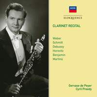 Gervase de Peyer: Clarinet Recital