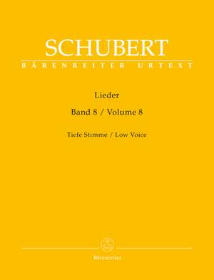 Schubert, Franz: Lieder, Volume 8