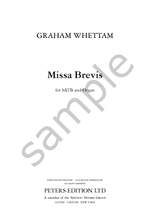Whettam, Graham: Missa Brevis Product Image
