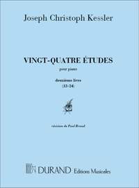 Joseph Christoph Kessler: 24 Etudes Vol. 2 Piano