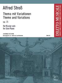 Alfred Stoss: Thema mit Variationen in a-Moll op. 15