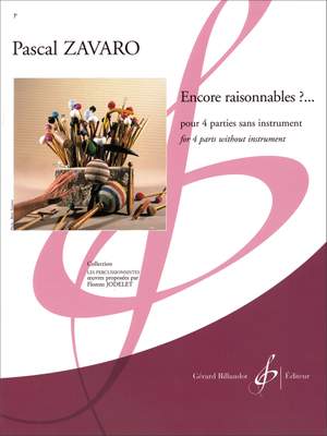 Pascal Zavaro: Encore Raisonnables