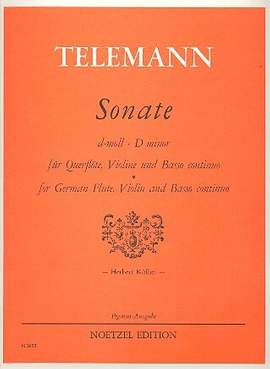 Georg Philipp Telemann: Sonate D Fl/V/P.