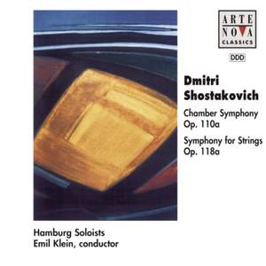 Shostakovich: Chamber Sym. Op. 110 a/Symphony For Strings Op 118 a