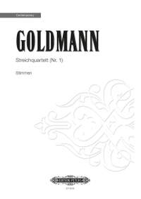 Goldmann, Friedrich: Streichquartett (Nr. 1)
