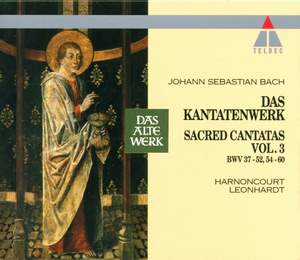 Bach, JS : Sacred Cantatas Vol.3 : BWV 37-52, 54-60 Product Image