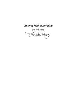 John Luther Adams: Among Red Mountains