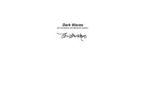John Luther Adams: Dark Waves