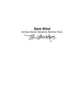 John Luther Adams: Dark Wind