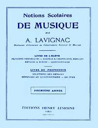 Lavignac, Albert: Notions scolaires no1 - prof.