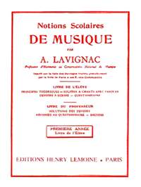 Lavignac, Albert: Notions scolaires no1 - eleve