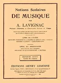 Lavignac, Albert: Notions scolaires no2 - eleve
