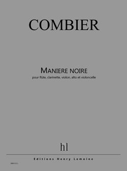 Combier, Jerome: Maniere noire