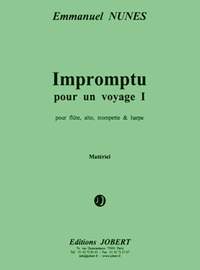 Nunes, Emmanuel: Impromptu pour un voyage I