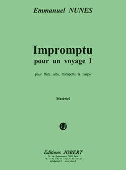 Nunes, Emmanuel: Impromptu pour un voyage I